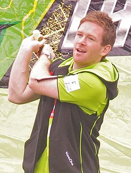 The cricketer Eoin Morgan